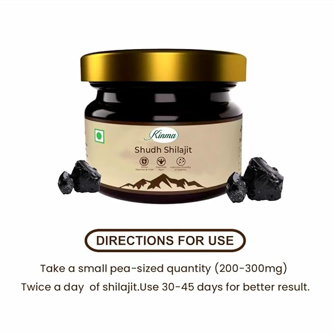 KINMA Shudh Shilajit - 35g |100% Pure Shilajit | Boosts Stamina And Energy | Builds Immunity