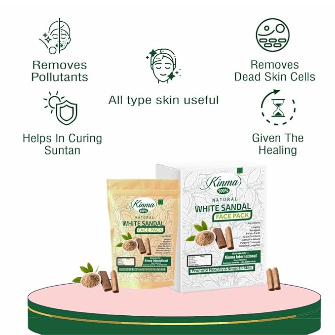 Kinma White Sandal Face Pack - 50 gm