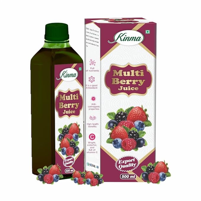 KINMA Multi Berry Juice, 500ml, Antioxidant Rich Mixed Berry Blend with Vitamin C, High health benefits, Full of Nutrients